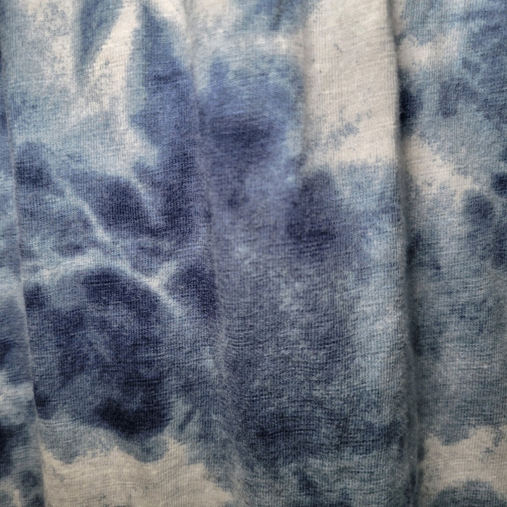 Old Navy Blue Tie Dye Smocked Maxi Dress Women's Medium Adjustable Straps Boho - Picture 3 of 10